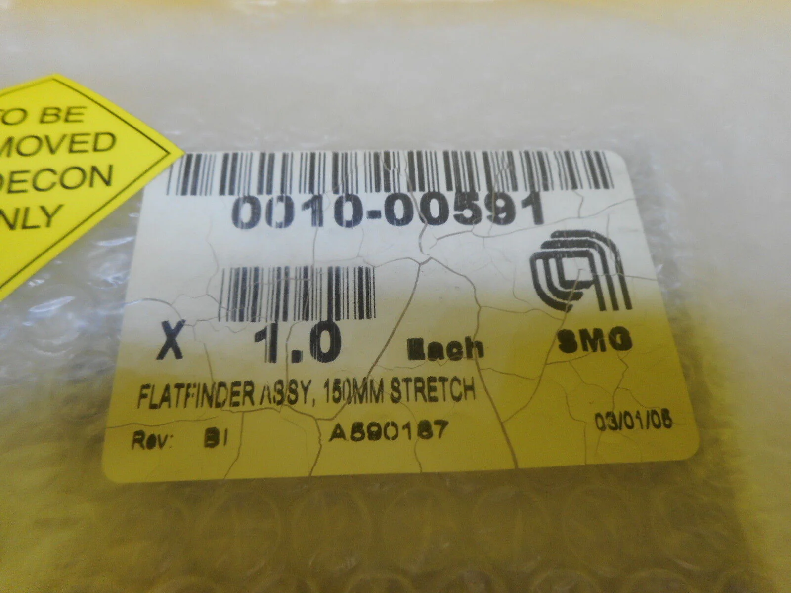 AMAT Applied Materials 0010-00591 150mm Stretch Flat Finder ASM 4645213 ...