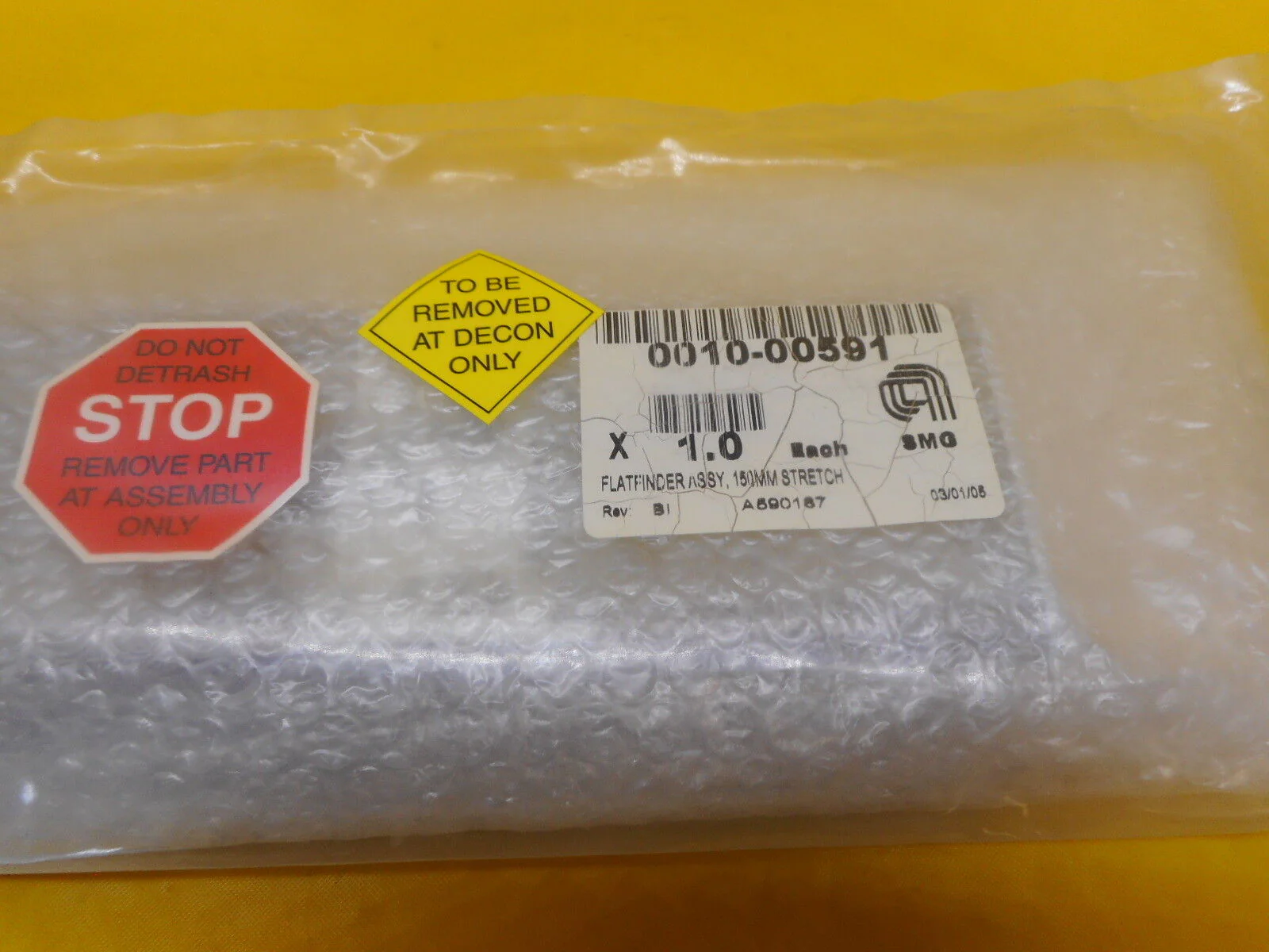 AMAT Applied Materials 0010-00591 150mm Stretch Flat Finder ASM 4645213 ...