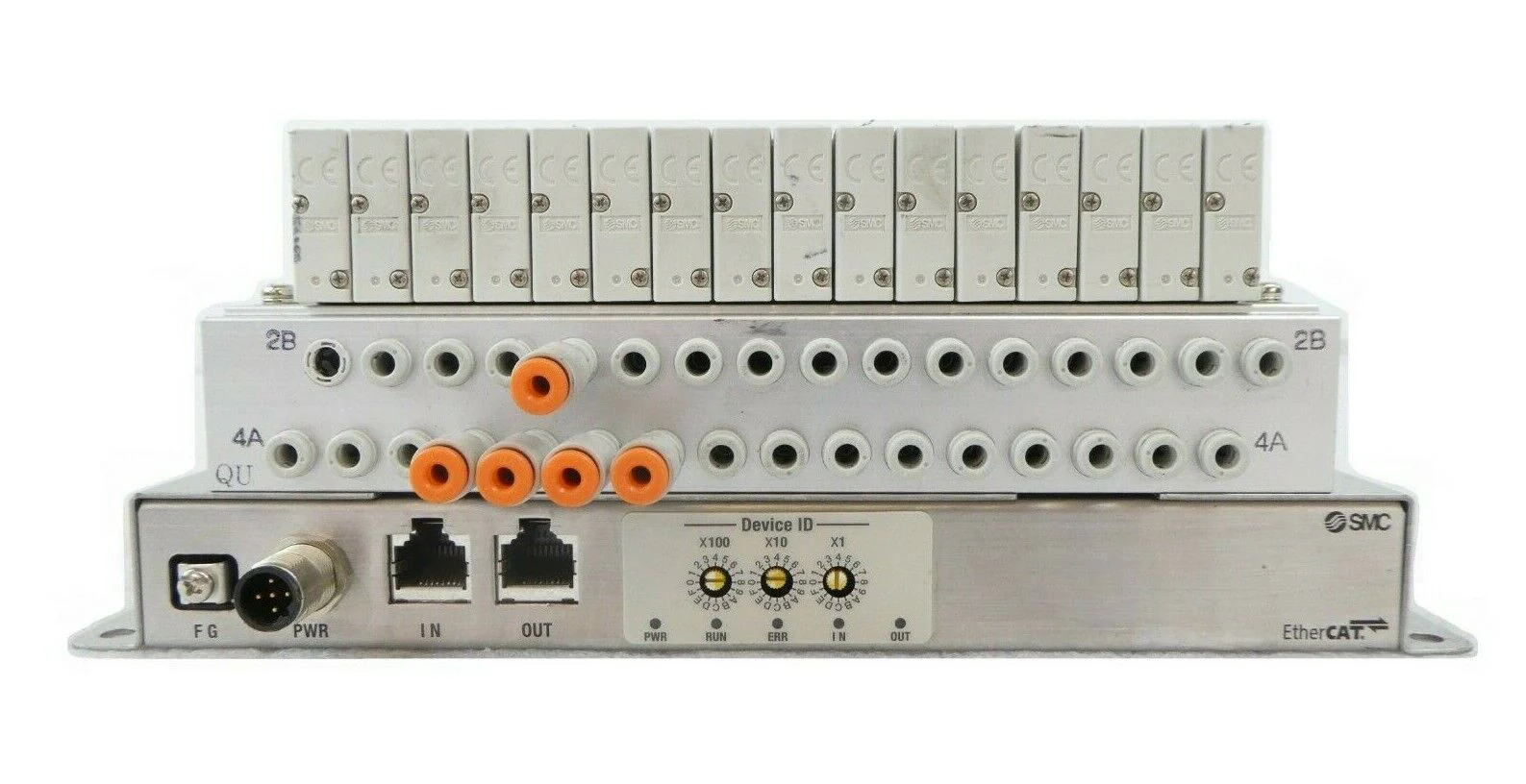 AMAT Applied Materials Pneumatic Block SMC 16-Port Manifold INR587-33 ...