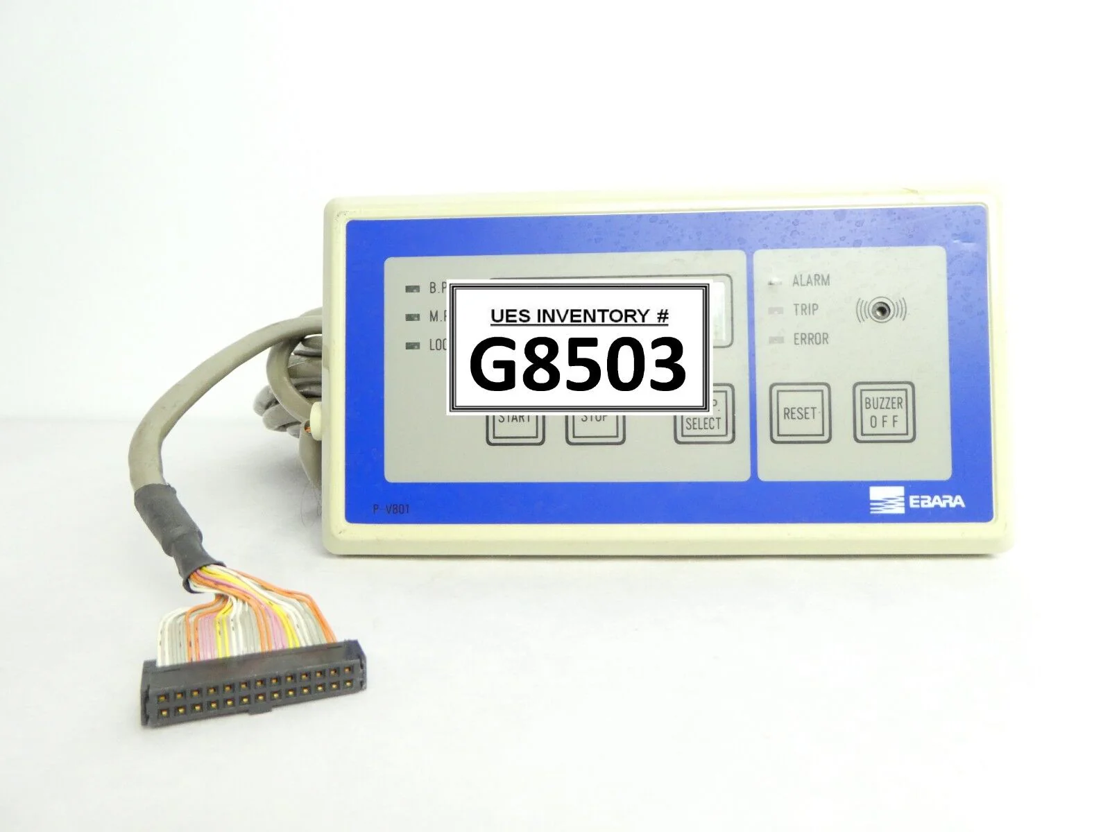Ebara Technologies P-V801 Dry Vacuum Pump Operator Control Panel Used ...