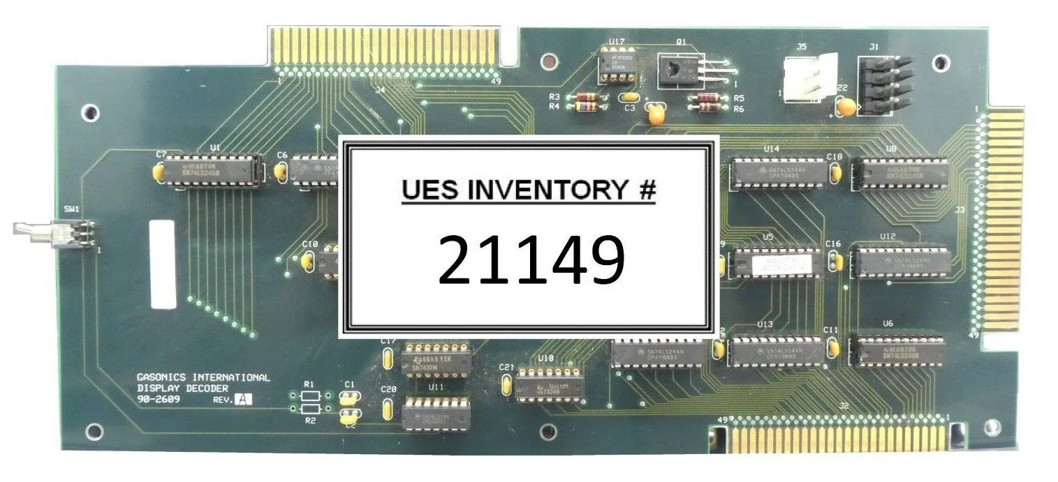 GaSonics 90-2609 Display Decoder PCB Rev. A A89-014-01 Aura A-2000LL ...