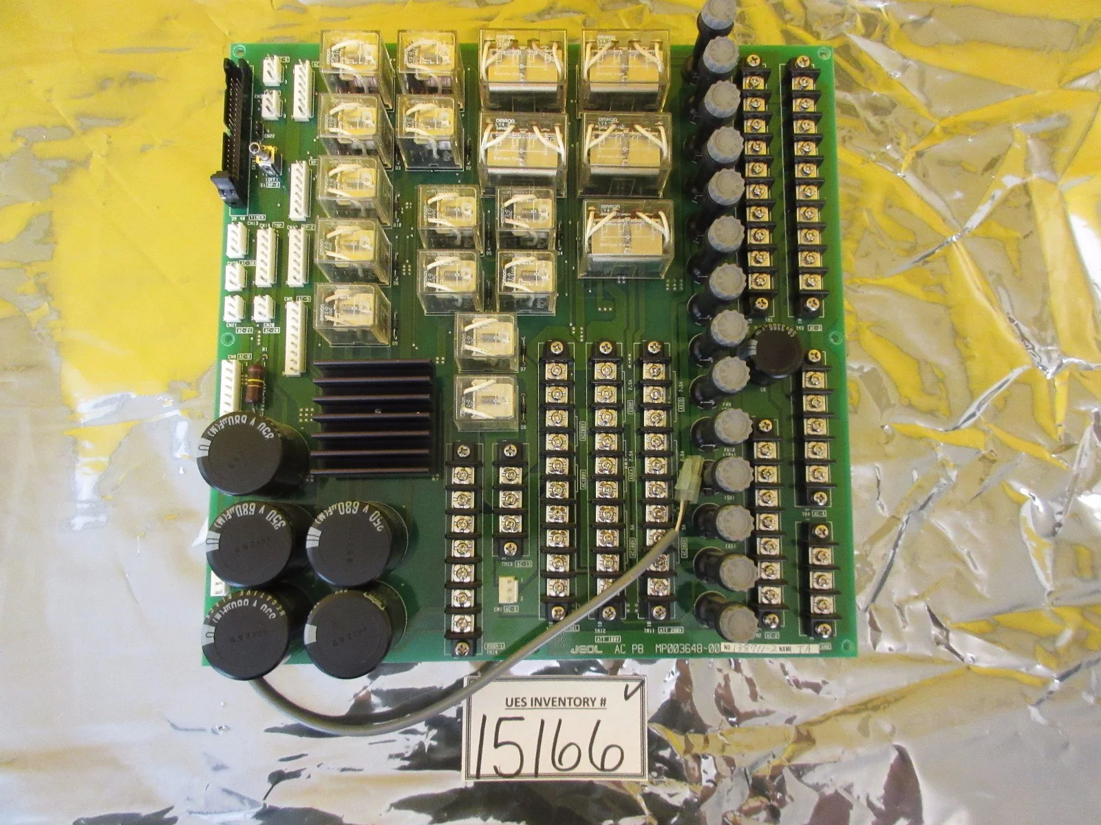 JEOL MP003648-00 AC PB Relay Power Distribution Board PCB JEM-2010F TEM ...