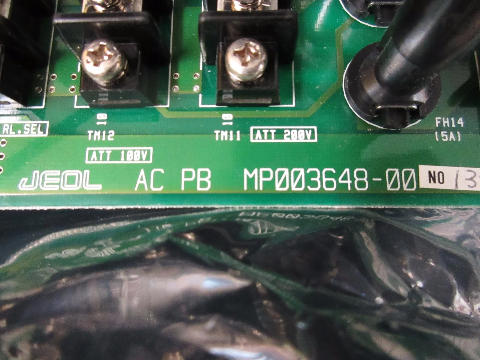 JEOL MP003648-00 AC PB Relay Power Distribution Board PCB JEM-2010F TEM ...