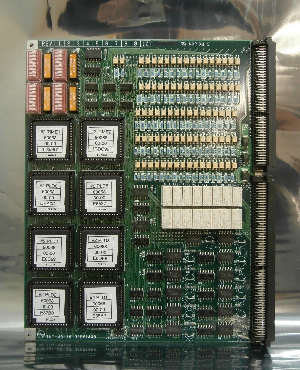 Kokusai Electric D2E01448 #2 TIME/PLD Processor PCB Card INT-MB 60068 ...