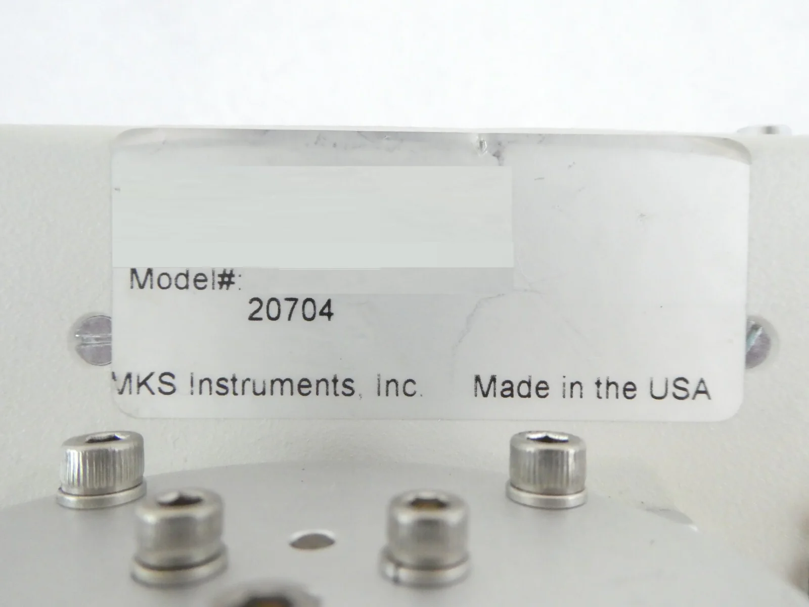 MKS Instruments 20704 Vacuum Process Sense Monitor End Point Detector ...