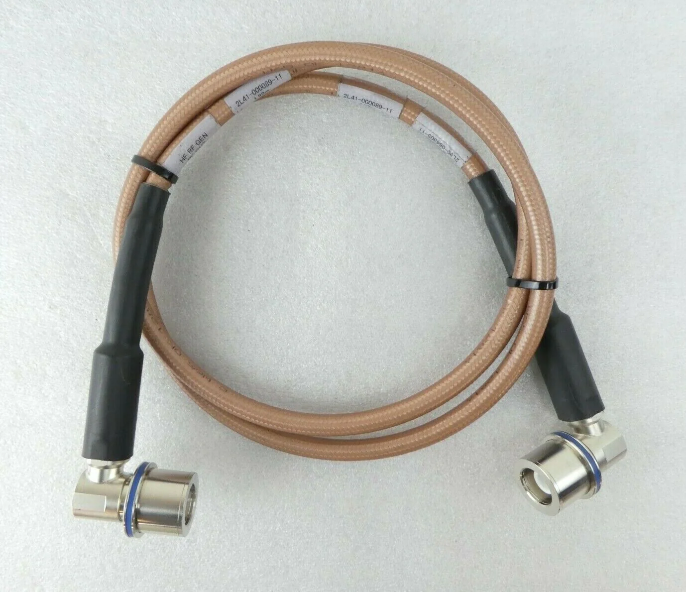 TEL Tokyo Electron 2L41-000089-11 RF Cable 40.68MHz @ 3kW 1.99M Working ...