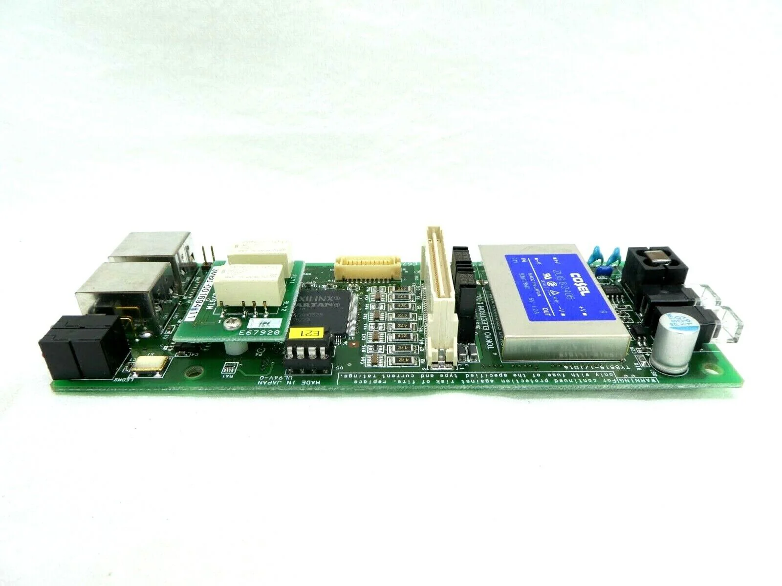 TEL Tokyo Electron 3D81-000021-14 Network Interface Board PCB Trias ...