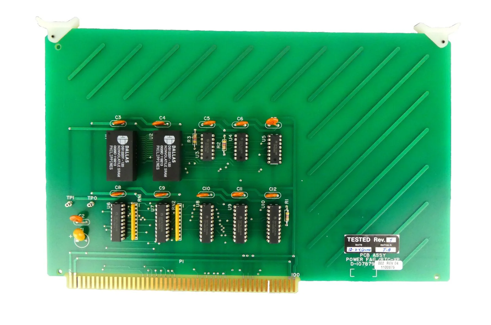 Varian D-107879002 Power Fail/RTC-XP PCB Rev 4 Card New Surplus ...
