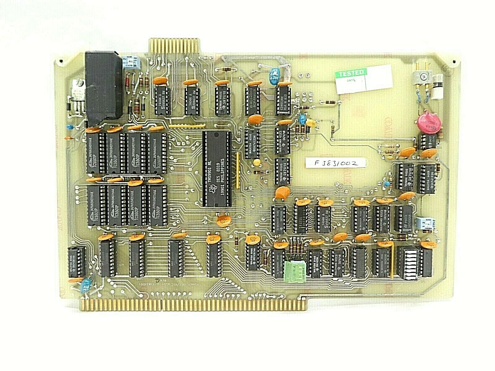 Varian VSEA F3831002 Power Fail/RTC PCB Card D-F3831001 Rev. G Working ...