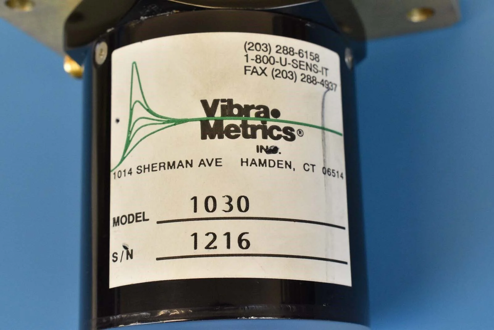 Vibra Metrics Model 1030 High Output Seismic Accelerometer Sensor ...