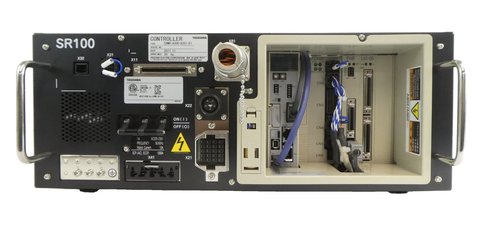 Yaskawa ERMR-AS00-B301-E1 Robot Controller Module CX80-001701-V2 SR100 ...
