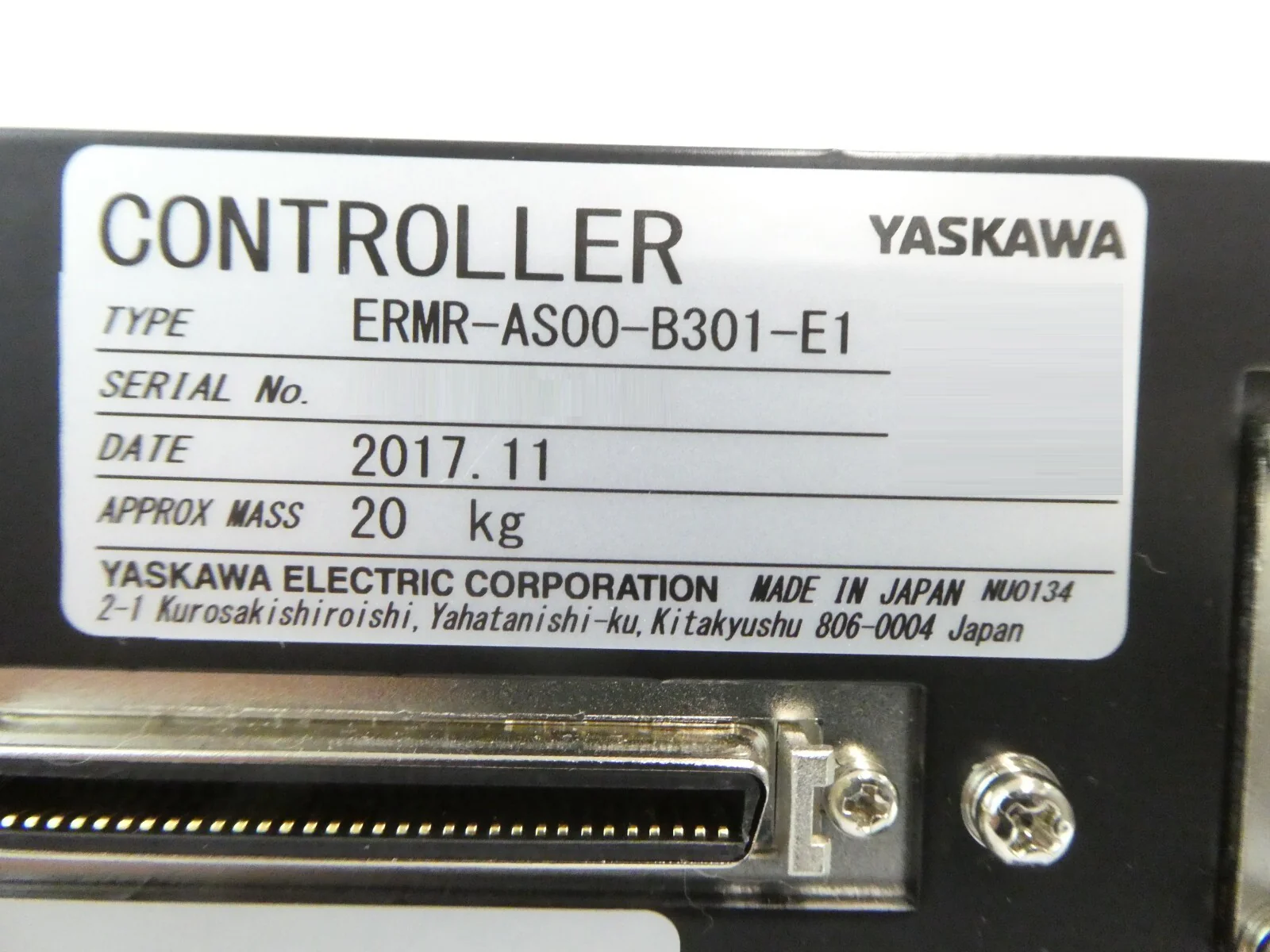 Yaskawa ERMR-AS00-B301-E1 Robot Controller Module CX80-001701-V2 SR100 ...